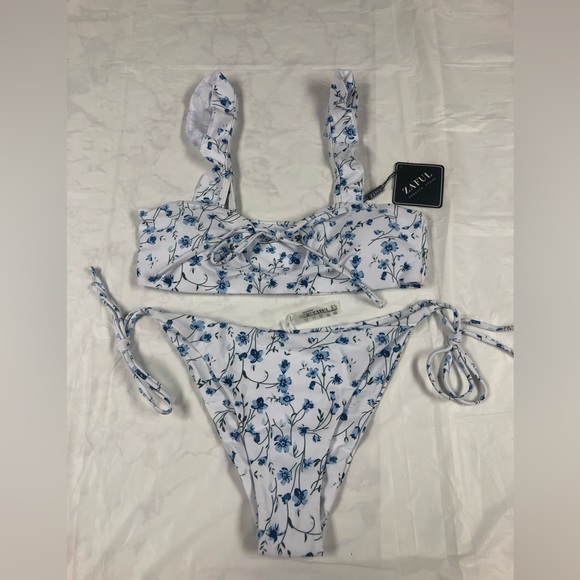 Zaful Other - ZAFUL 2 PIECE FLORAL BIKINI SWIMSUIT SIZE 6
